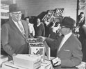 Founder Maurice Wolfe (left) with his brother Max inside the Toronto Wholesale Fruit Market, 1960.